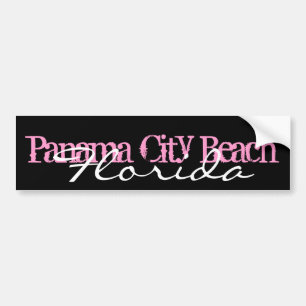 Autocollant De Voiture Plage rose et noire la Floride de carte PCB Panamá