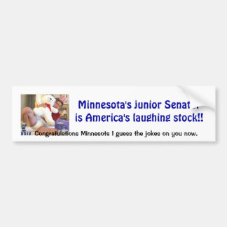 Autocollant De Voiture Plaisanterie du Minnesota