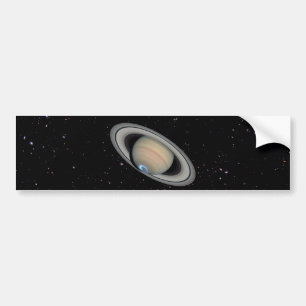 Autocollant De Voiture Planète Saturn Starry Sky