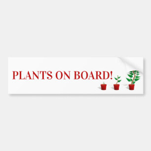 Autocollant De Voiture Plantes à bord Sticker pare-chocs