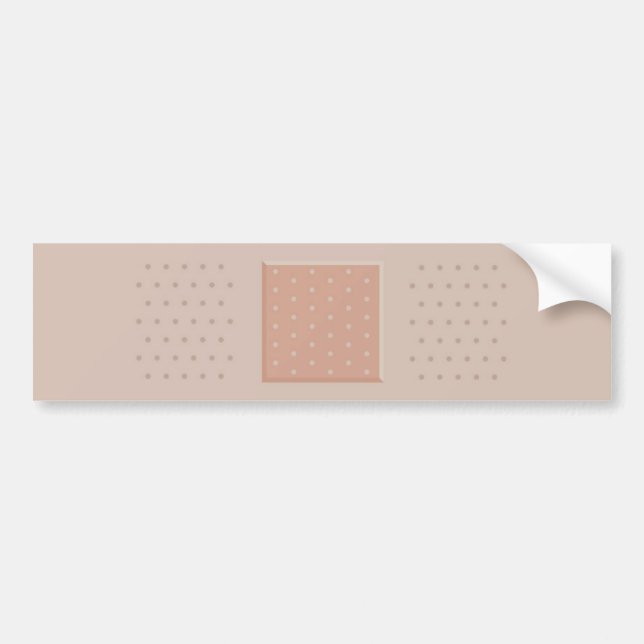 Autocollant De Voiture Plaque de pansement Médicale - Sticker pare-chocs (Devant)