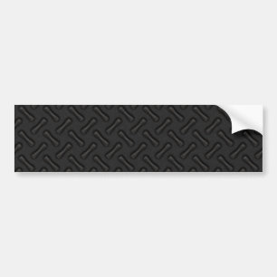 Autocollant De Voiture Plat de diamant noir modelé