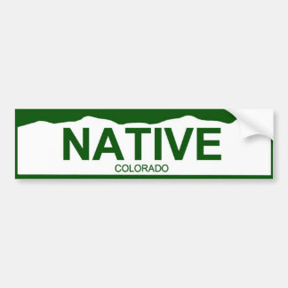 Autocollant De Voiture plat du Colorado nouveau - INDIGÈNE