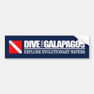 Autocollant De Voiture Plongez dans les Galapagos DF2