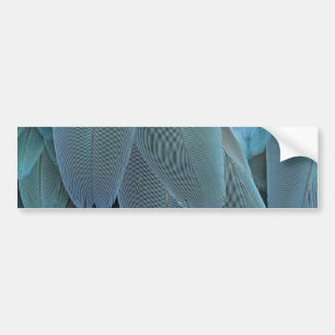 Autocollant De Voiture Plumes bleues