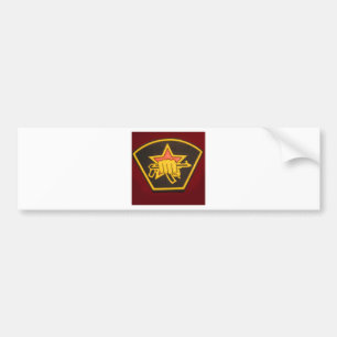 Autocollant De Voiture poing et étoile rouge