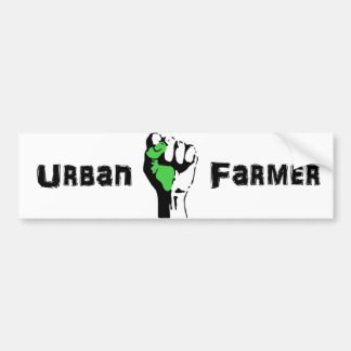 Autocollant De Voiture Poing urbain d'agriculteur dans l'adhésif pour