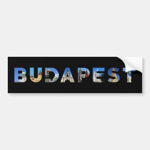 Autocollant De Voiture point de repère de la Hongrie de ville de Budapes