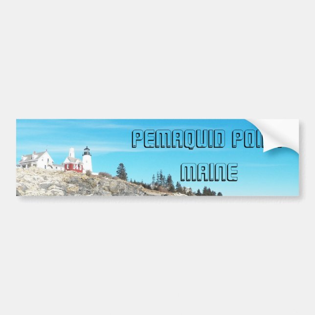 Autocollant De Voiture Point Pemaquid (Devant)
