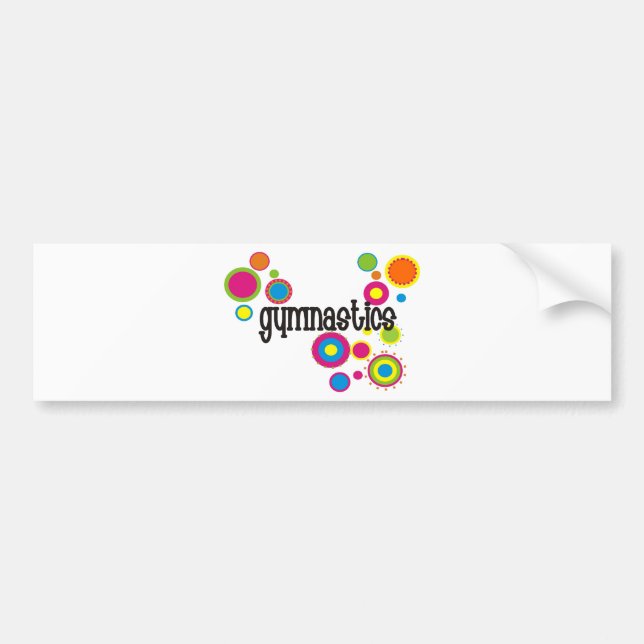 Autocollant De Voiture Pois frais de gymnastique (Devant)