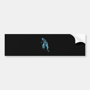 Autocollant De Voiture Poison de Whale Swimming Diving