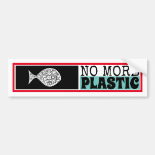 Autocollant De Voiture Poisson en plastique, changement climatique