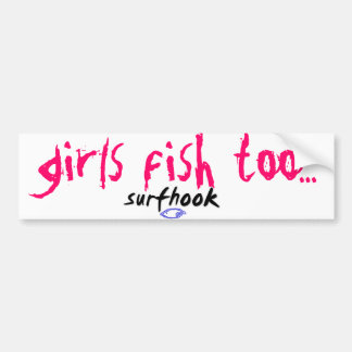 Autocollant De Voiture poissons de filles aussi