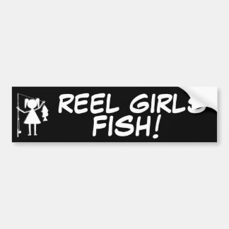 AUTOCOLLANT DE VOITURE POISSONS DE FILLES DE BOBINE !