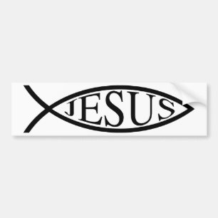 Autocollant De Voiture Poissons de Jésus