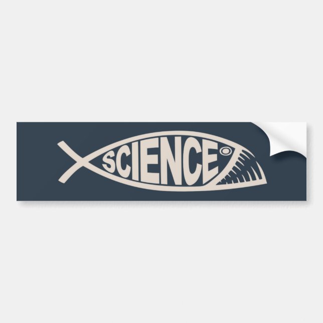 Autocollant De Voiture Poissons de la Science II (Devant)