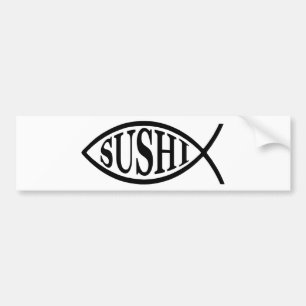Autocollant De Voiture Poissons de sushi