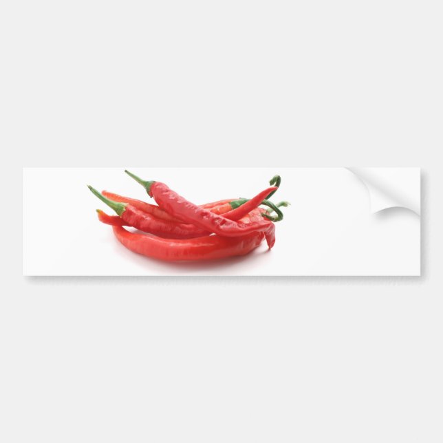 Autocollant De Voiture poivrons de piment (Devant)