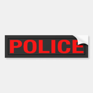AUTOCOLLANT DE VOITURE "POLICE "