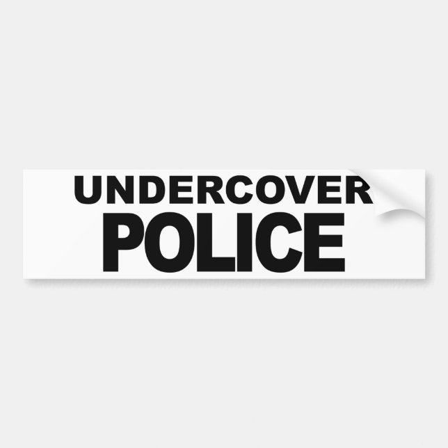 Autocollant De Voiture Police secrète (Devant)