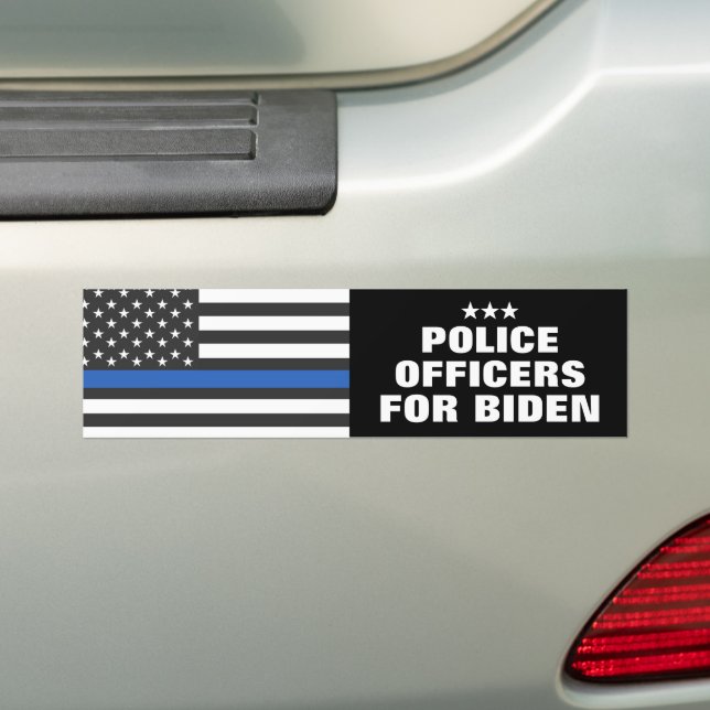 Autocollant De Voiture Policiers Pour Les Élections De Biden 2024 (En voiture)