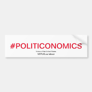 Autocollant De Voiture Politique économique