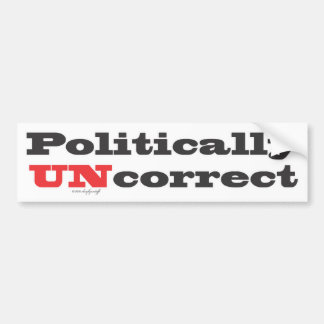 Autocollant De Voiture politiquement UNcorrect 1.ai