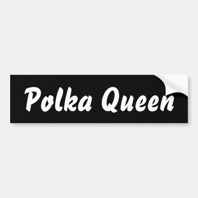 Autocollant De Voiture Polka Queen - Lifestyle jeu bouger profiter de la  (Devant)