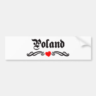 Autocollant De Voiture Pologne