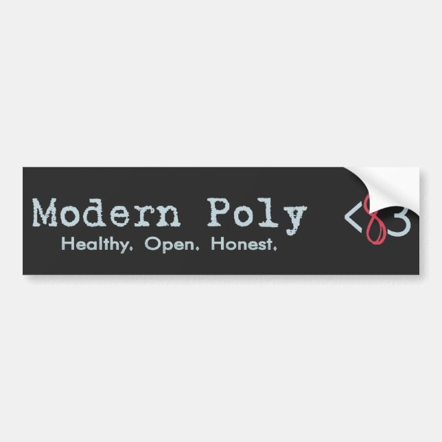 Autocollant De Voiture Poly adhésif pour pare-chocs moderne (Devant)