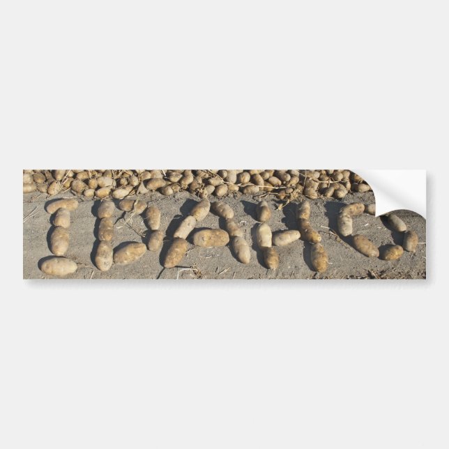 Autocollant De Voiture Pommes de terre de l'Idaho (Devant)