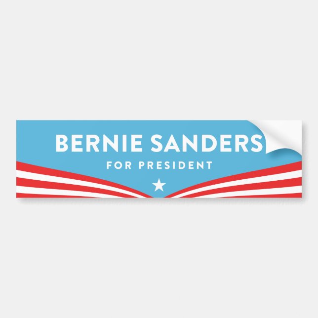 Autocollant De Voiture Ponceuses de Bernie pour le président (Devant)