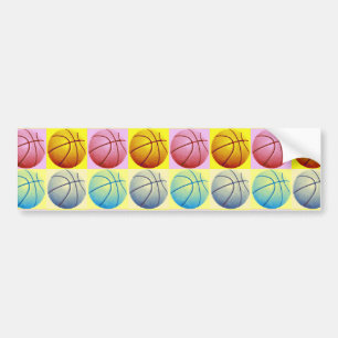Autocollant De Voiture Pop Art Basket