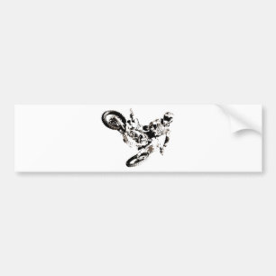 Autocollant De Voiture Pop Art Motocross Motorcyle Sport