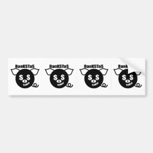 Autocollant De Voiture Porc Bumpersticker de thêta