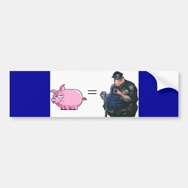 Autocollant De Voiture Porc = cannette de fil (Devant)