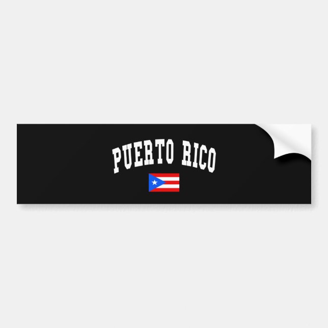 AUTOCOLLANT DE VOITURE PORTO RICO (Devant)
