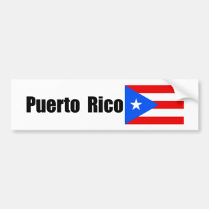 Autocollant De Voiture Porto Rico, drapeau portoricain