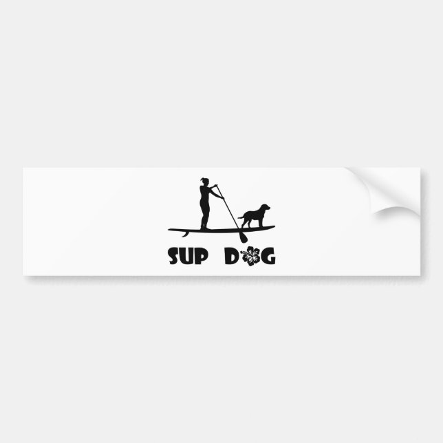 Autocollant De Voiture Position de chien de PETITE GORGÉE (Devant)