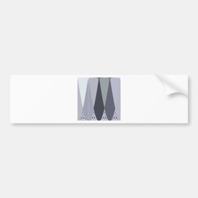 Autocollant De Voiture Pots Chevron Gris Cendré Imprimer (Devant)