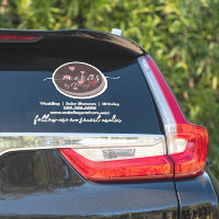 Autocollant de voiture pour entreprise de boulange