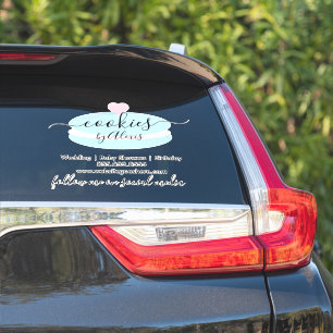 Autocollant de voiture pour entreprise de boulange