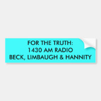 POUR LA VÉRITÉ : 1430 AM RADIOBECK, LIMBAUGH ET