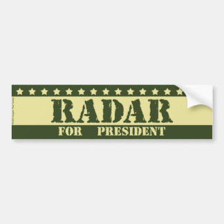 Autocollant De Voiture Pour le Président Radar