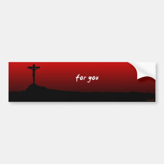 Autocollant De Voiture pour vous (Jésus est mort)