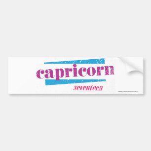 Autocollant De Voiture Pourpre de Capricorne