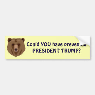 Autocollant De Voiture "Pourriez vous avoir empêché le Président Trump "