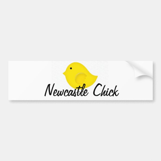 Autocollant De Voiture Poussin de Newcastle (Devant)