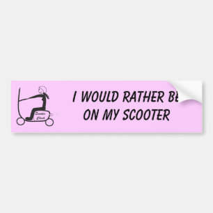 Autocollant De Voiture poussin de scooter, je serais plutôt sur mon