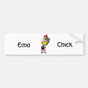 Autocollant De Voiture Poussin d'Emo
